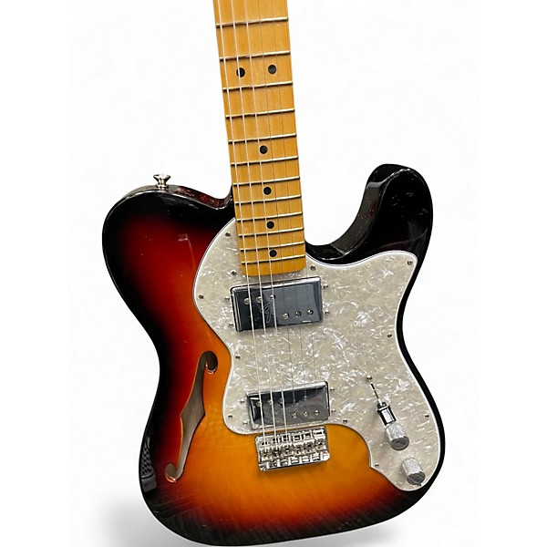 Used Fender AMERICAN VINTAGE II 1972 THINLINE TELE 3 Color Sunburst Hollow Body Electric Guitar
