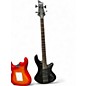 Used Schecter Guitar Research STEALTH STILLETTO BASS BLACK Electric Bass Guitar thumbnail