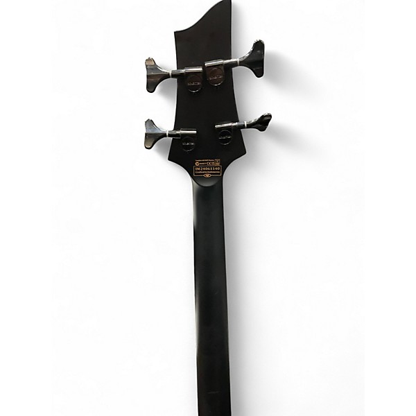 Used Schecter Guitar Research STEALTH STILLETTO BASS BLACK Electric Bass Guitar