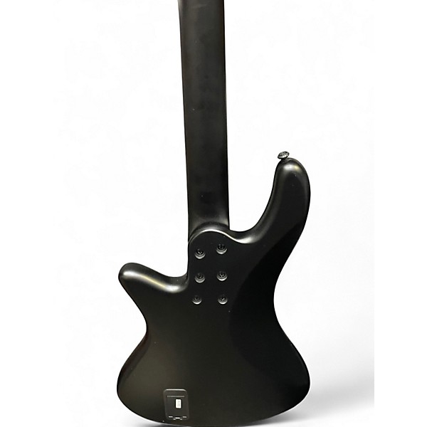 Used Schecter Guitar Research STEALTH STILLETTO BASS BLACK Electric Bass Guitar