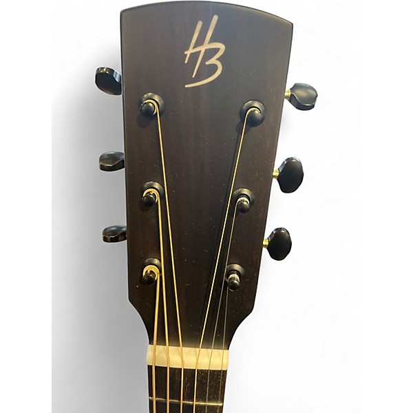 Used Harley Benton CLG70ASR Solid Wood Natural Acoustic Electric Guitar