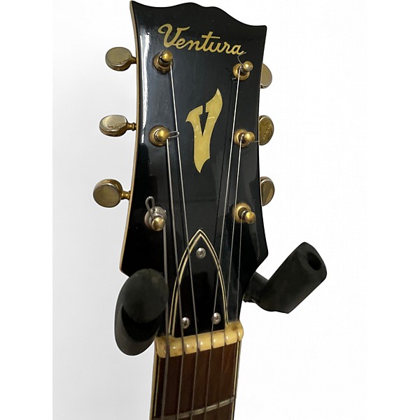 Vintage 1968 Ventura V-1300 Honey Burst Hollow Body Electric Guitar