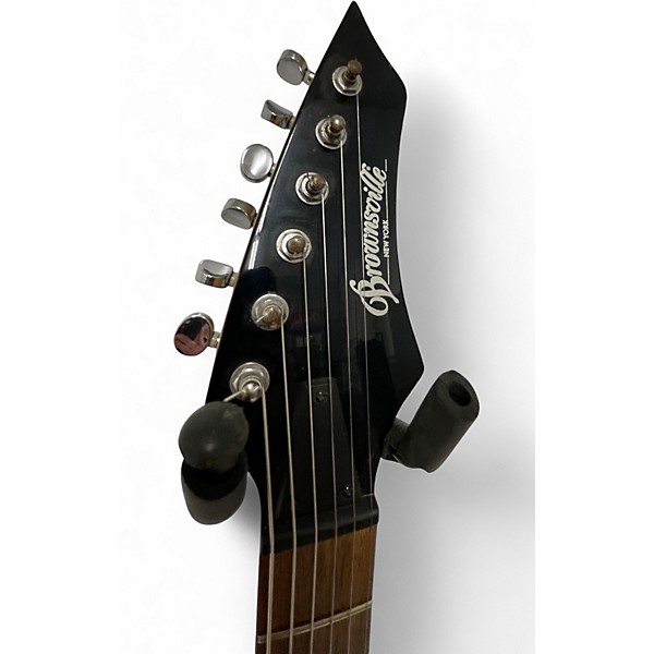 Used Brownsville STRAT STYLE  Black Solid Body Electric Guitar
