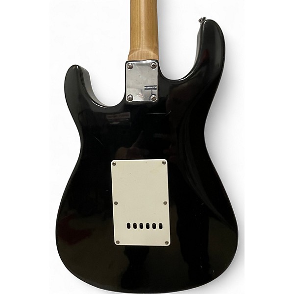Used Brownsville STRAT STYLE  Black Solid Body Electric Guitar