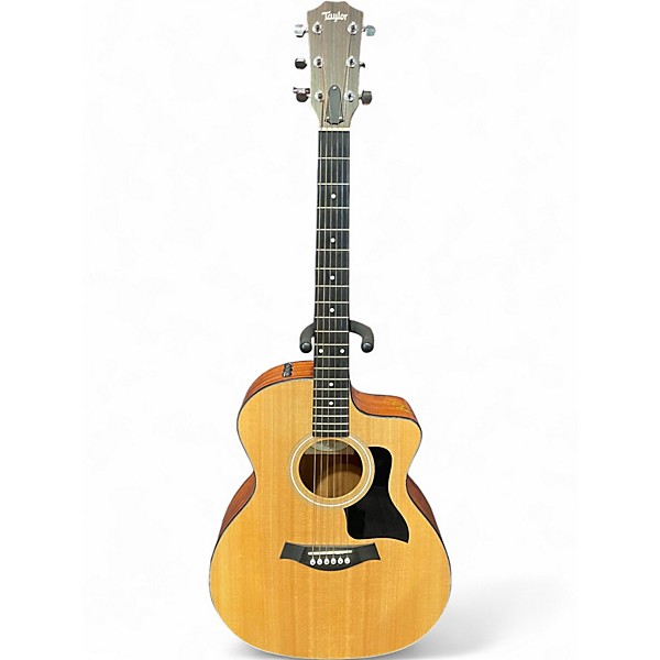 Used Taylor 114CE Natural Acoustic Electric Guitar Natural