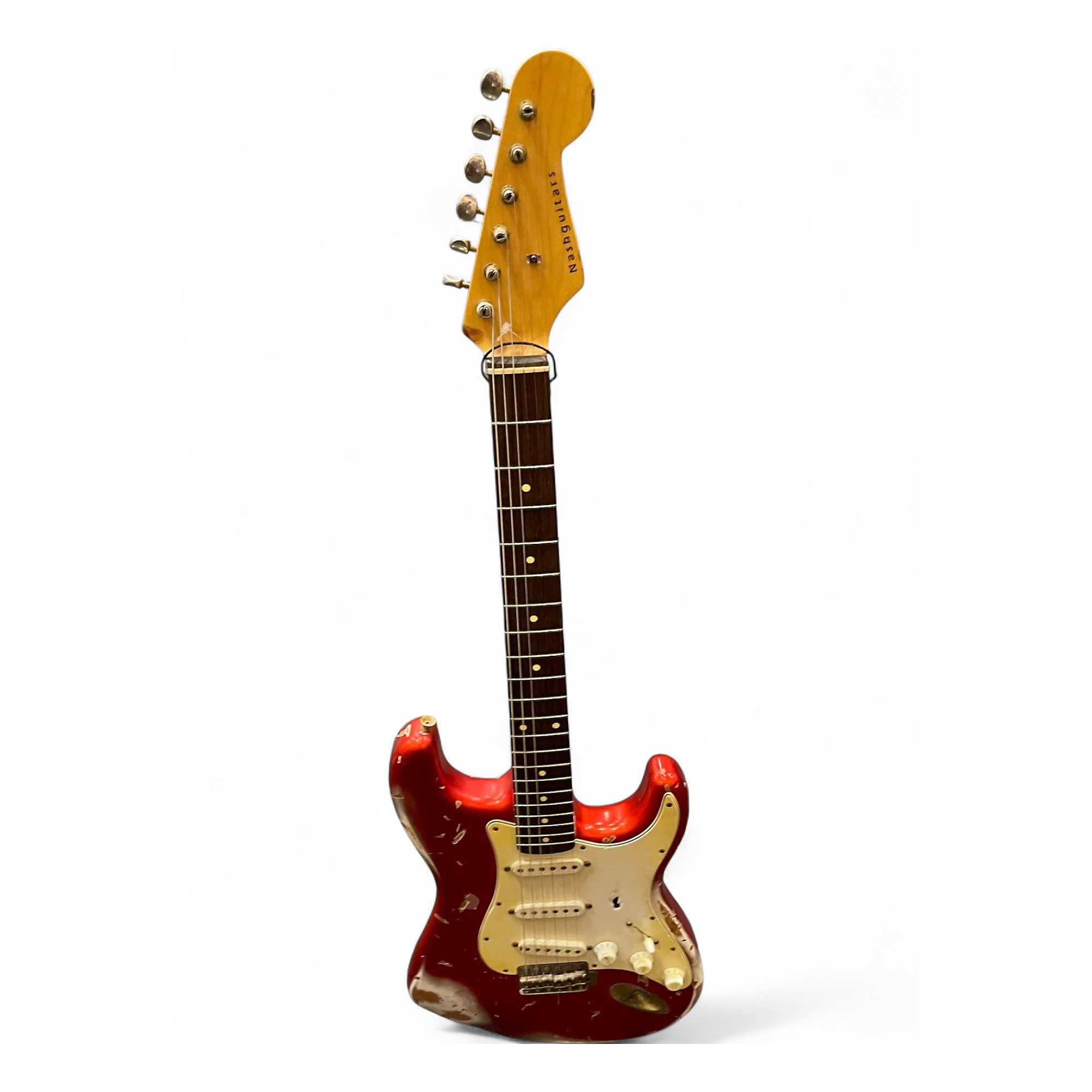 Used Nash Guitars S-63 Red Solid Body Electric Guitar Red