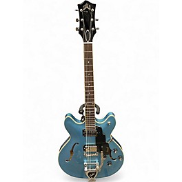 Used Guild SF-1DCGVT Pelham Blue Hollow Body Electric Guitar