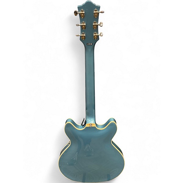Used Guild SF-1DCGVT Pelham Blue Hollow Body Electric Guitar