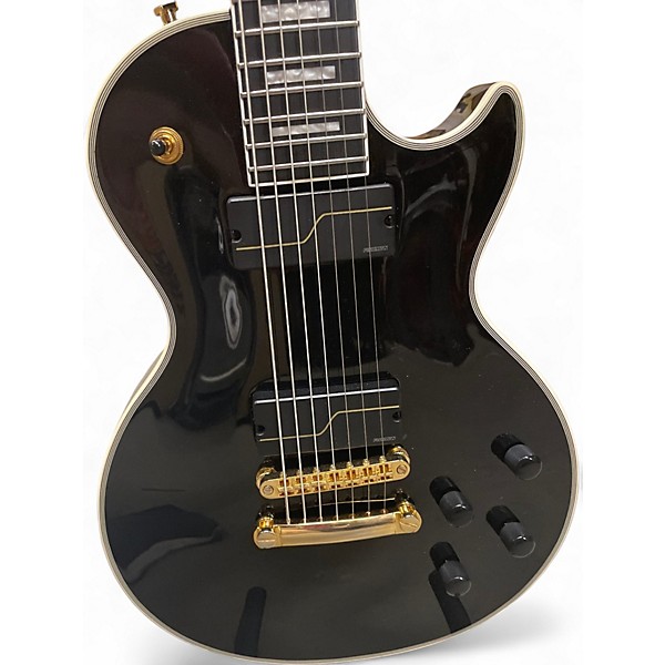 Used Epiphone Matt Heafy Les Paul Custom 7 Black Solid Body Electric Guitar