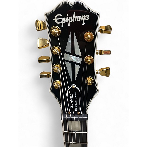 Used Epiphone Matt Heafy Les Paul Custom 7 Black Solid Body Electric Guitar
