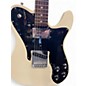 Used Fender AVII Telecaster Custom Olympic White Solid Body Electric Guitar