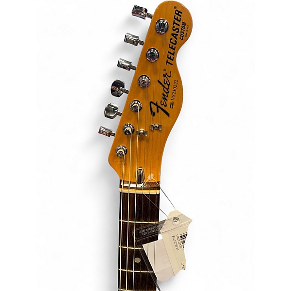 Used Fender AVII Telecaster Custom Olympic White Solid Body Electric Guitar