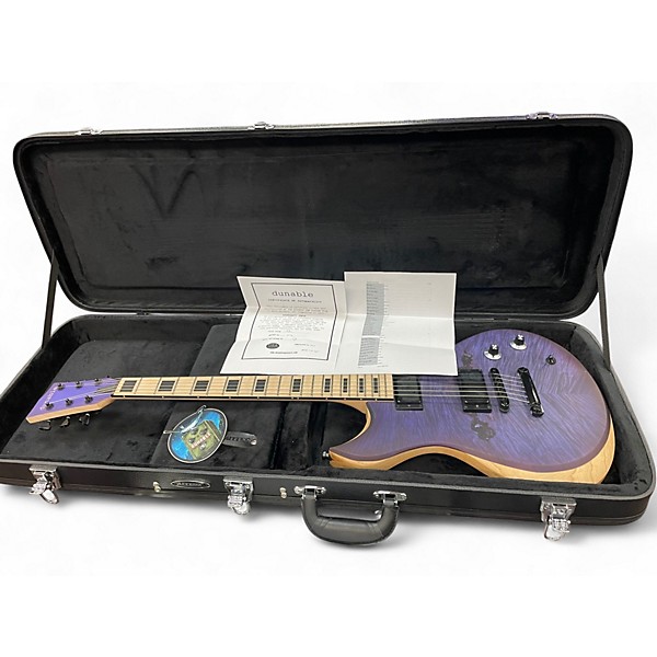 Used Dunable Guitars USA Cyclops Purple Solid Body Electric Guitar