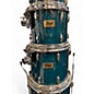 Used Pearl 6 Piece Prestige Session Select Teal Blue Drum Kit