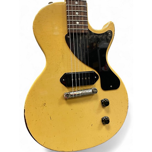 Used 2023 Gibson Custom Shop Murphy Lab '57 Les Paul Junior Reissue Heavy Age TV Yellow Solid Body Electric Guitar