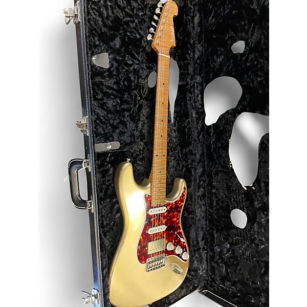 ギター Iconic Guitars SOLANA VM Heavy Aged Iconic Solana VM Aged Olympic White Electric Guitar - with