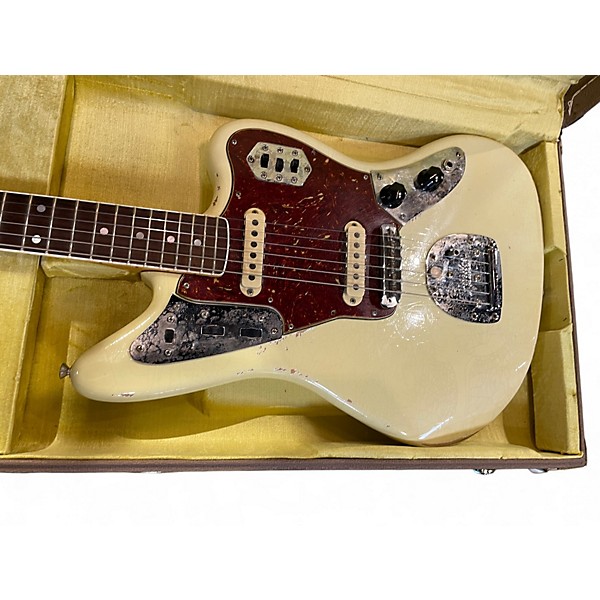 Used 2023 Fender CUSTOM SHOP '66 JAGUAR DELUXE CLOSET CLASSIC Olympic White Solid Body Electric Guitar