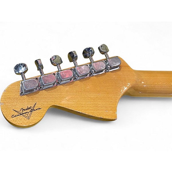 Used 2023 Fender CUSTOM SHOP '66 JAGUAR DELUXE CLOSET CLASSIC Olympic White Solid Body Electric Guitar