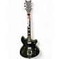 Used Schecter Guitar Research T S/H-1 Worn Emerald Green Hollow Body Electric Guitar thumbnail