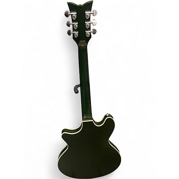 Used Schecter Guitar Research T S/H-1 Worn Emerald Green Hollow Body Electric Guitar