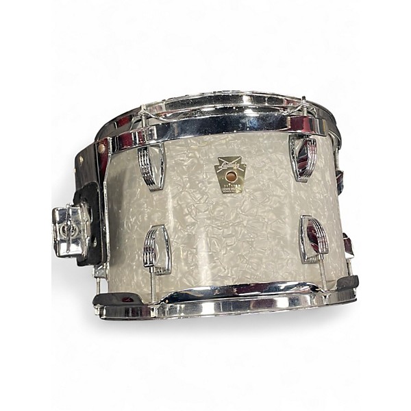 Used Ludwig 4 Piece Classic Maple White Marine Pearl Drum Kit