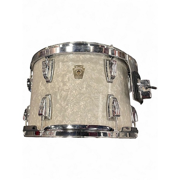 Used Ludwig 4 Piece Classic Maple White Marine Pearl Drum Kit
