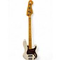 Used Fender American Ultra Precision Bass Olympic Pearl Electric Bass Guitar thumbnail