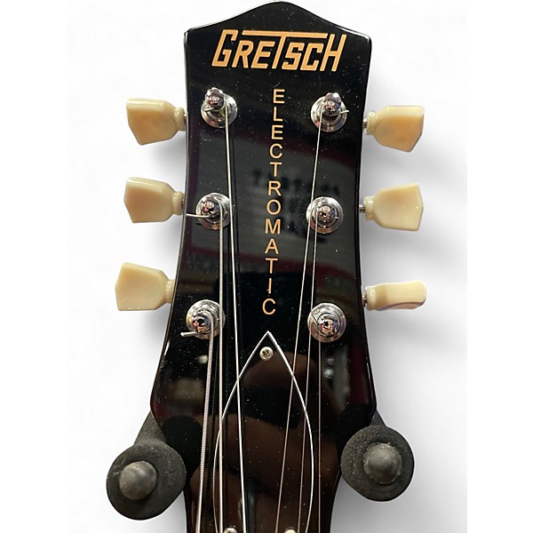 Used Gretsch Guitars G5120 Electromatic Silver Sparkle Hollow Body Electric Guitar