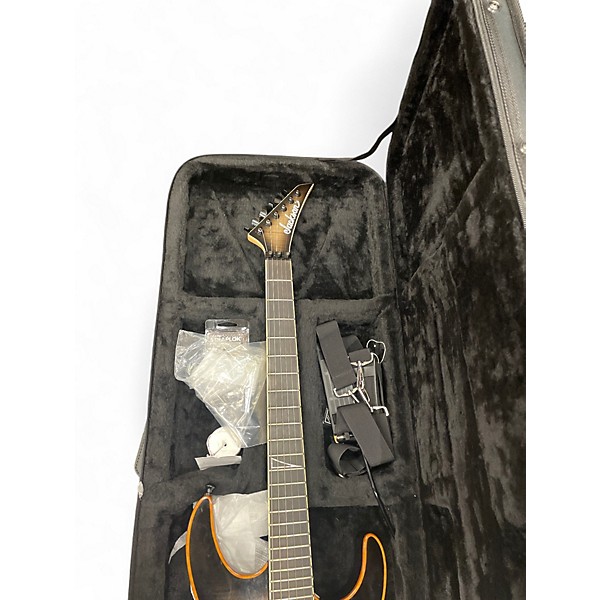 Used Jackson wildcard Black Solid Body Electric Guitar