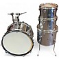 Used Slingerland 4 Piece ROCK OUTFIT Chrome Drum Kit thumbnail