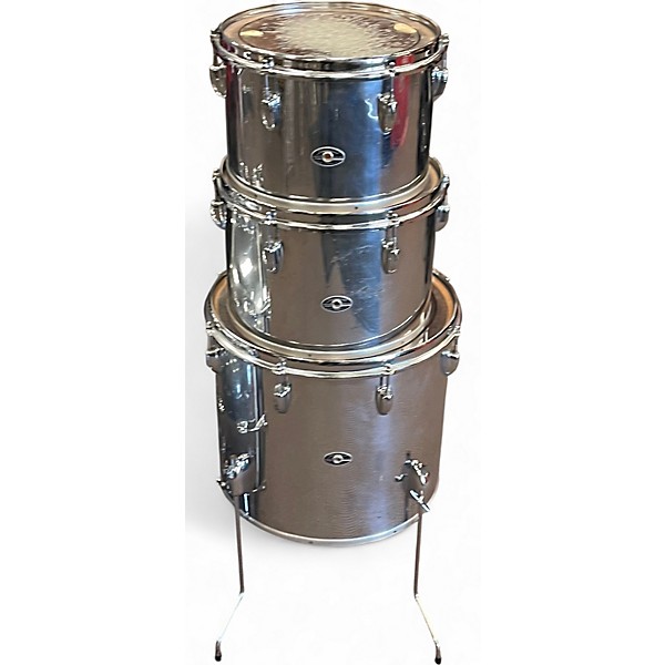 Used Slingerland 4 Piece ROCK OUTFIT Chrome Drum Kit