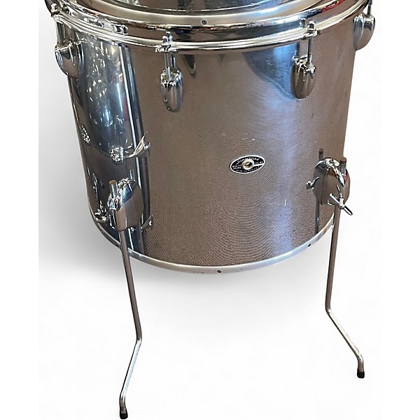 Used Slingerland 4 Piece ROCK OUTFIT Chrome Drum Kit