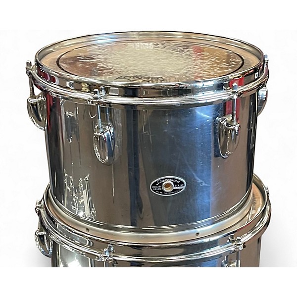 Used Slingerland 4 Piece ROCK OUTFIT Chrome Drum Kit