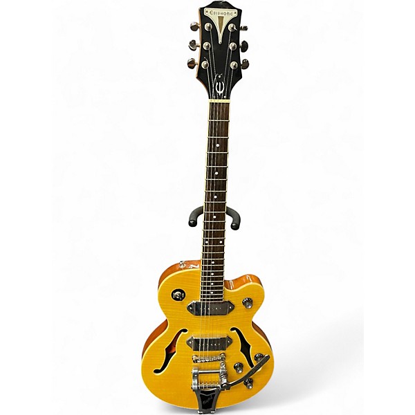 Used Epiphone Wildkat Natural Hollow Body Electric Guitar