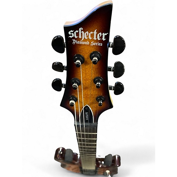 Used Schecter Guitar Research c6 eleite 2 Color Sunburst Solid Body Electric Guitar