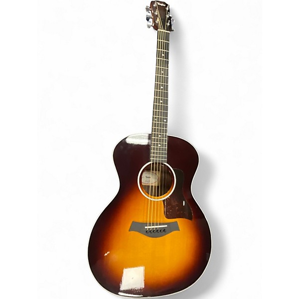 Used Taylor 214e-SB DLX 2 Color Sunburst Acoustic Electric Guitar