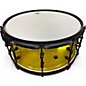 Used SJC Drums 14X6.5 JOSH DUNN TORCH Yellow Drum
