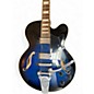 Used Ibanez AF75T Blue Sunburst Hollow Body Electric Guitar