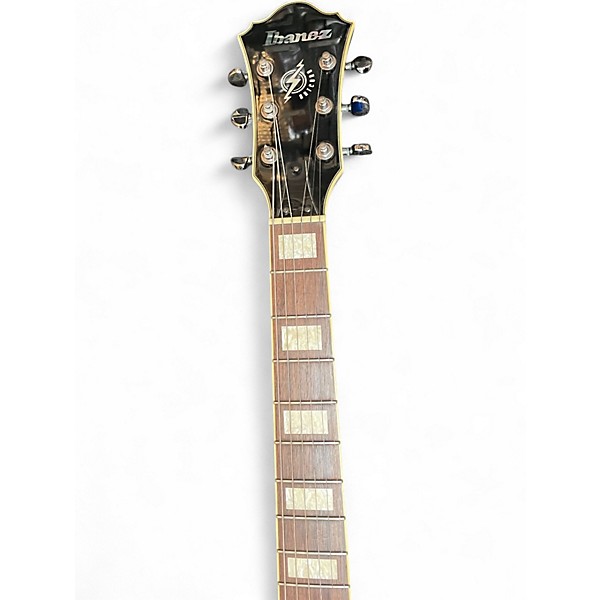 Used Ibanez AF75T Blue Sunburst Hollow Body Electric Guitar