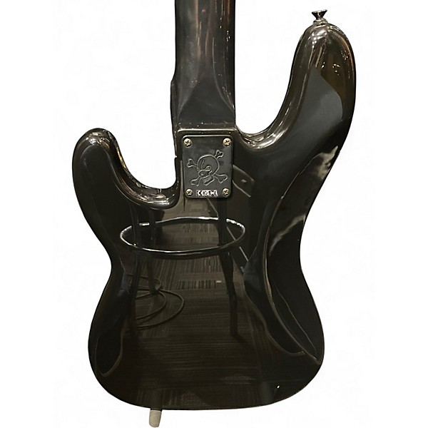 Used Fender deluxe jazz bass special Black Electric Bass Guitar