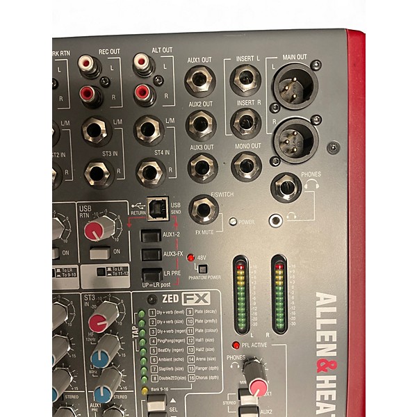 Used Allen & Heath ZED12FX Unpowered Mixer