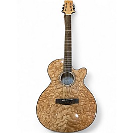 Used Mitchell MX430QAB Natural Acoustic Electric Guitar