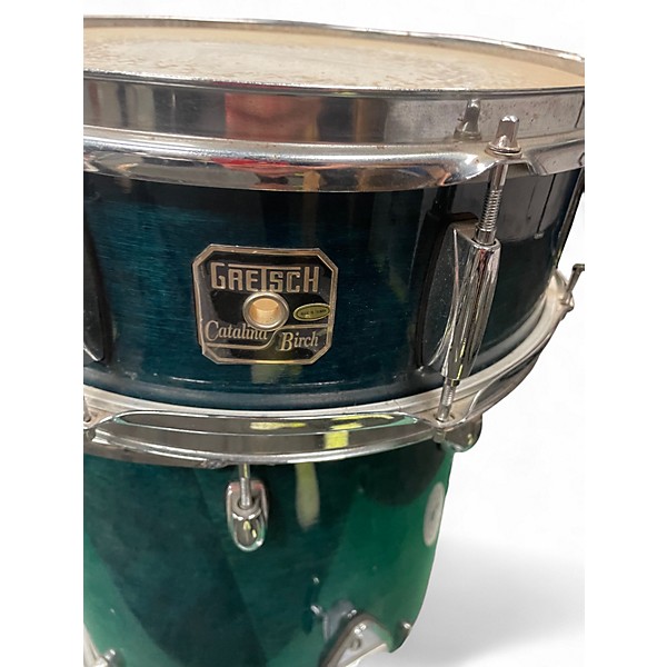 Used Gretsch Drums 6 Piece Catalina Birch  Ash Blue Drum Kit