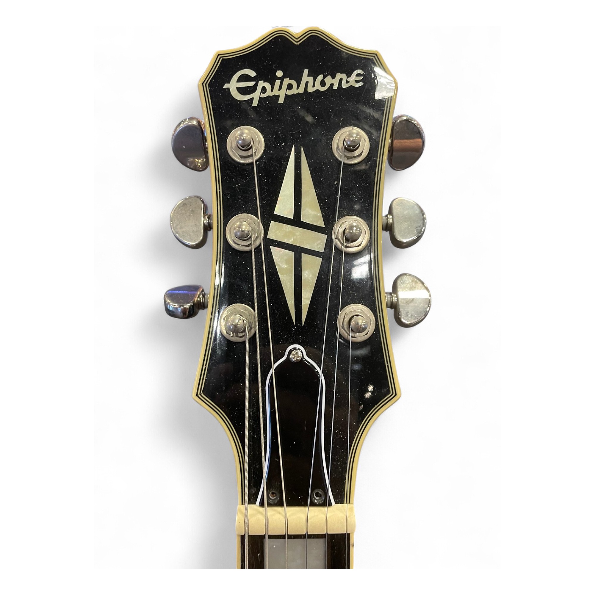 ギター Epiphone Les Paul Custom Pro coil&phase Used Epiphone Les Paul Custom Pro Silver Burst Solid Body