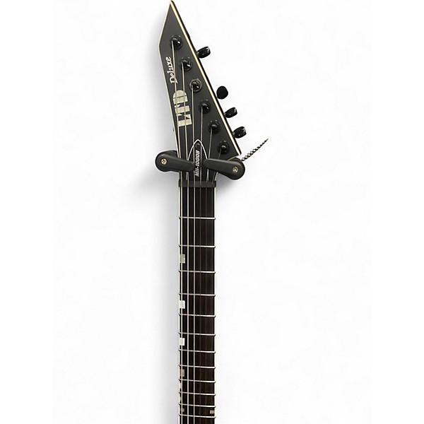 Used ESP LTD MH1000B Flat Black Baritone Guitars