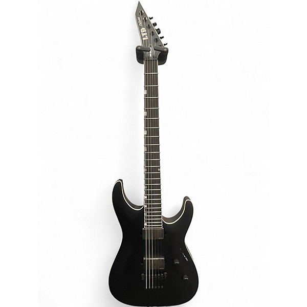 Used ESP LTD MH1000B Flat Black Baritone Guitars