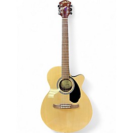 Used Fender FA135CE Concert Natural Acoustic Electric Guitar