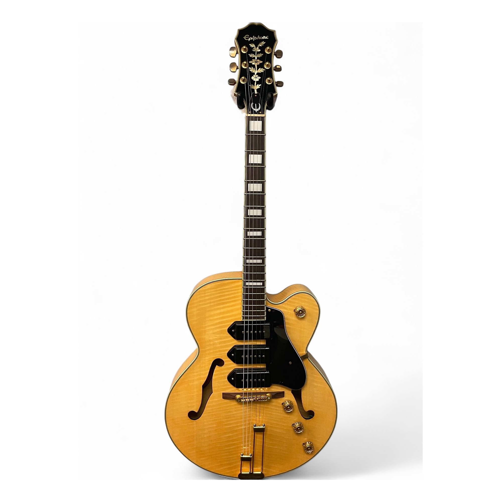 ギター Epiphone Zephyr Blues Deluxe VS Epiphone Zephyr Blues Deluxe Natural 1992 – Chicago Music