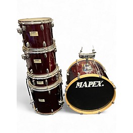 Used Mapex 5 Piece V SERIES Wine Red Drum Kit
