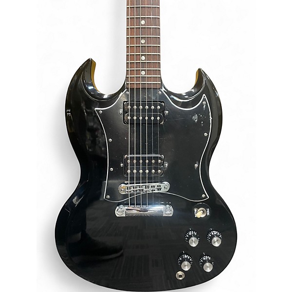 Used Gibson SG Standard Black Solid Body Electric Guitar